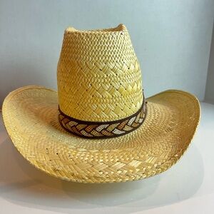 Resistol Snake River Straw Cowboy Hat Size 7